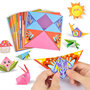 Vouwblaadjes - Origami - Zelf vormen maken van papier - Voertuigen, Huisjes, Kleding - Kinderen - Educatief - 54 velletjes