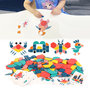 Tangram Puzzel - Educatieve 3D Puzzel - Kinderen - Hout - Met opbergzakje & Voorbeelden - 155 stukjes