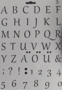 Lettersjablonen - Sjabloon met letters - Alfabet - ABC - Cijfers - Handlettering - Bullet Journaling - #3 - 17,8X26cm