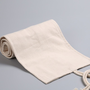 Roletui - Oprolbare Etui - Schooletui - Etui voor potloden, pennen, stiften, kwasten, make up - Canvas - Naturel Creme Kleurige Etui - 34x20cm - 24 gaten