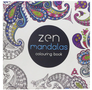 Kleurboek Volwassenen - Zen Mandalas - 18,5x18,5cm - 24 Tekeningen - 210 grams