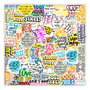 Scrapbook stickers - Quote Stickers - Bullet Journal - Life Quotes - Uitspraken - Kleurrijk - #3 - 50 stuks