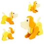 3D Puzzel - Constructie Puzzel - Houten Puzzel - Educatief - Kinderen - Hond - 8 stukjes