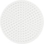 NABBI BioBeads - Grondplaat Voor Strijkkralen - Strijkkralenbord - Rond - Voor Middelgrote Strijkkralen - Dia: 9cm - 1 stuk