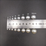 Halve Platte Japanse Parels voor Decoratie - Hotfix - Nail Art - Telefoon - Kleding - Schoenen - Pailetten - Wit - 3mm - 1500 stuks