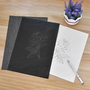 Zwart grafietpapier - Carbonpapier - Overtrek papier zwarte inkt - Doordrukpapier - Overdrachtspapier - Transferpapier - A4 - 21x29,7cm - 5 stuks