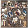 Poezie album plaatjes - Scrapbook vintage plaatjes - Old School, Boeken - 15 stuks