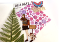 Scrapbook plaatjes - Foto Album - Dagboek Stickers - Poezie Album - Meisjes - Vrouwen - 12 stuks