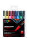 Posca Marker - Fineliner - Paintmarker - Standaard kleuren - PC-1M - lijndikte 0,7mm - 8 stuks
