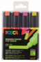 Posca Marker - Paintmarker - Universele Stift - Neon kleuren - PC-8K - lijndikte 8mm - 4 stuks