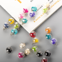 Glas Kralen - Glazen bolletje Miniatuur Bloemen - Romantisch - Sieraden Hangers & Bedels - Multicolor - 16mm