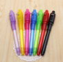 Magische Stift - Stift Onzichtbare Inkt - Geheimschrift - UV inkt - Black Light - Lichtgevende inkt - Rood