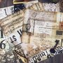 Scrapbook Papier - Vintage - Industrieel - Tim Holtz Style - Kraft Bruin - A5 - 8 vellen