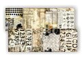 Scrapbook Papier - Vintage - Industrieel - Tim Holtz Style - Kraft Bruin - A5 - 8 vellen