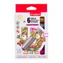 Bruynzeel kids plakkaatverf sticks set metallic