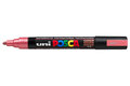 Krijtstift - Chalkmarker - Universele Marker - Uni Posca Marker - metalic rood - PC-5M - 2,5mm - Medium Punt - 1 stuk