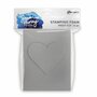 Simon Hurley stamping foam heart shape