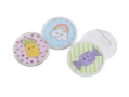Buttons, rond, d 5,5 cm, 5 stuk/ 1 doos