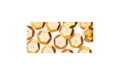Wasbare pailletten cup vorm geelgoud 6 mm 4000 stuks