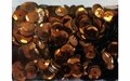Wasbare pailletten cup vorm donkerbruin 6 mm 4000 stuks