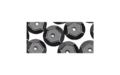 Pailletten cup vorm zwart 6 mm 4000 stuks