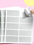 Krasstickers - Zilveren Rechthoek - Kraskaarten Maken - Zelf Krasplaatjes Maken - DIY Kraskaarten - Waardebon Kraskaarten - Persoonlijke Kraskaarten - Krasbon Maken - DIY Waardebonnen - Cadeaubon Kras