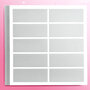 Krasstickers - Zilveren Rechthoek - Kraskaarten Maken - Zelf Krasplaatjes Maken - DIY Kraskaarten - Waardebon Kraskaarten - Persoonlijke Kraskaarten - Krasbon Maken - DIY Waardebonnen - Cadeaubon Kras
