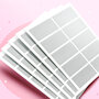Krasstickers - Zilveren Rechthoek - Kraskaarten Maken - Zelf Krasplaatjes Maken - DIY Kraskaarten - Waardebon Kraskaarten - Persoonlijke Kraskaarten - Krasbon Maken - DIY Waardebonnen - Cadeaubon Kras