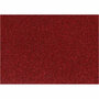 Opstrijkfolie - rood - 148x210 mm - glitter - 2 vellen