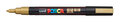 Krijtstift - Chalkmarker - Universele Marker - Uni Posca Marker - 25 goud - PC-3M - 0,9mm - 1,3mm - 1 stuk