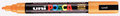 Krijtstift - Chalkmarker - Universele Marker - Uni Posca Marker - 3 oranje - PC-5M - 2,5mm - Medium Punt - 1 stuk