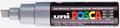 Krijtstift - Chalkmarker - Universele Marker - Uni Posca Marker - grijs - PC-8K - 8mm - Beitelpunt - Large - 1 stuk