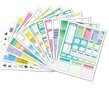 Bullet Journaling Sjabloon - Stencils - Sheets - Planner - Stickers - 12 vellen - 730 stickers