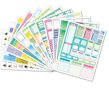 Bullet Journaling Sjabloon - Stencils - Sheets - Planner - Stickers - 12 vellen - 730 stickers