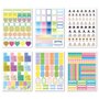 Bullet Journaling Sjabloon - Stencils - Sheets - Planner - Stickers - 12 vellen - 730 stickers