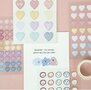 Bullet Journaling - Stickers - Kleur - Hartjes - 3 vellen - 115 stickers