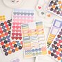 Bullet Journaling - Planner - Stickers - Notities - Banners - Vlag - Checklist - To Do - Bullet Points - 49 stickers