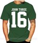 T-shirt - Mannen - Donkergroen - Christelijk - Joh. 3:16 - John Three 16 - Mt L