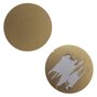 Krasstickers - Zelf krasplaatjes maken - Kraskaart Sticker - Rondjes - Goud - 2,5cm - 10 stuks