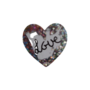Krasstickers - Zelf krasplaatjes maken - Kraskaart Sticker - Hartjes - Zilver Metallic Glitter - 2,5cm - 10 stuks