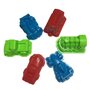 Zandbakspeelgoed - Zandbakvormpjes - Klei Vormen - Auto's - Trein - Geschikt Voor Zand En Klei -  4-7cm - 10 Stuks
