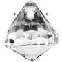Acryl Kralen - Transparante Kralen - Glanzende Kralen - Acryl Kralen 17x16 mm - Transparante Glans Kralen - Kralen Voor Sieraden Maken - Grote Kralen - Kralen Met Gat 1,2 mm - 43 Stuks