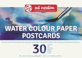 Aquarelpapier - Waterverfpapier - Ansichtkaarten - Postcards - Watercolor Paper - Hoogwaardige Waterverf Kaarten - Talens - 10,5x14,8cm - 250 grams - 30 vellen