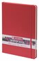 Schetsboek - Tekenboek - Harde kaft - Met Elastiek - Rood - 21x29,7cm - 140gr - 80blz - Talens