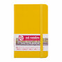 Schetsboek - Tekenboek - Harde kaft - Met Elastiek - Golden Yellow - 9x14cm - 140gr - 80blz - Talens