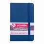 Schetsboek - Navy Blue - 9x14 cm - Gebroken Wit Papier - 140 grams - Art creation - 80 vellen