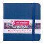 Schetsboek - Navy Blue - 12x12 cm - Gebroken Wit Papier - 140 grams - Art creation - 80 vellen