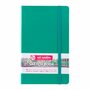 Schetsboek - Forest Green - 13x21 cm - Gebroken Wit Papier - 140 grams - Art creation - 80 vellen