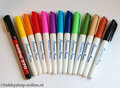 Permanent Markers - Stiften in Diverse Kleuren - Geschikt voor Krimpfolie - 13 Stuks