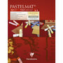 Pastelmat - Papier voor pastelkrijt - blok no.1 - assorti - Clairefontaine - 18 x 24 cm